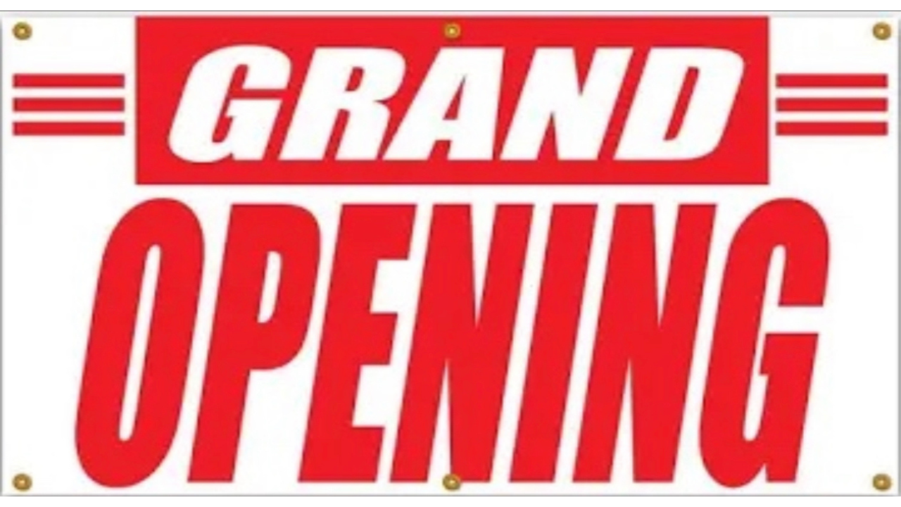 Grand Opening Banner Sign 3ft x 5ft