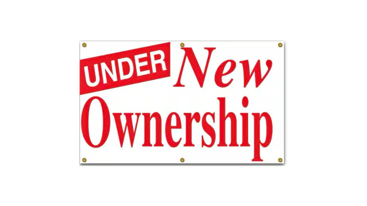 Under New Ownership Banner Sign 3ft x 5ft