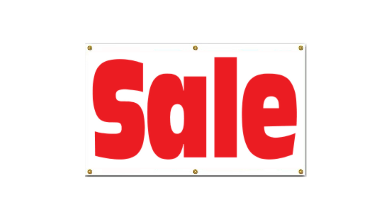 Sale Banner Sign 3ft x 5ft